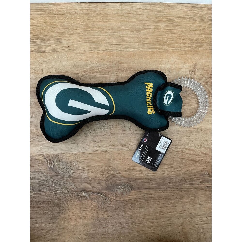 NWT Green Bay Packers Dental Tug Toy For Pets